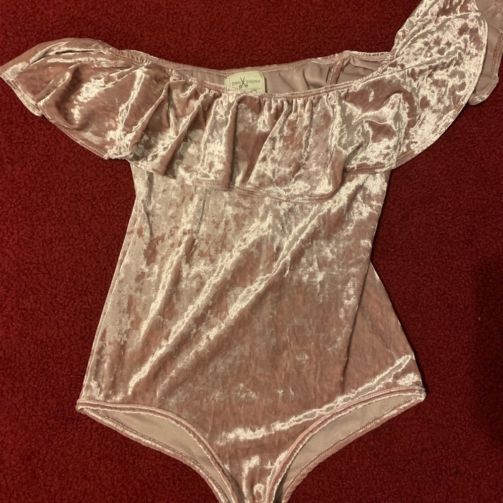Off shoulder onesie